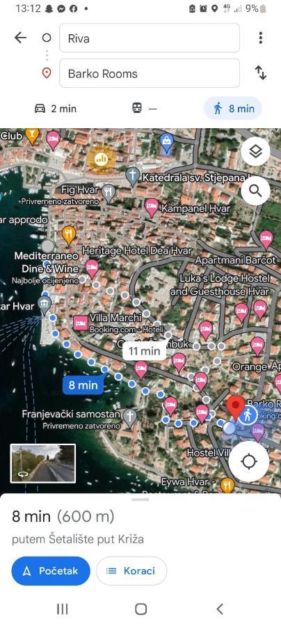 Barko Apartment And Rooms Hvar Town Dış mekan fotoğraf